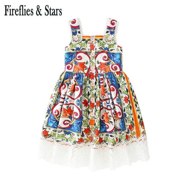 girl's dresses summer quality girls strap dress for baby kids vintage vestidos children brand clothes floral print embroidery lace 4 to, Red;yellow
girl's dresses summer quality girls strap dress for baby kids vintage vestidos children brand clothes floral print embroidery lace 4 to, Red;yellow