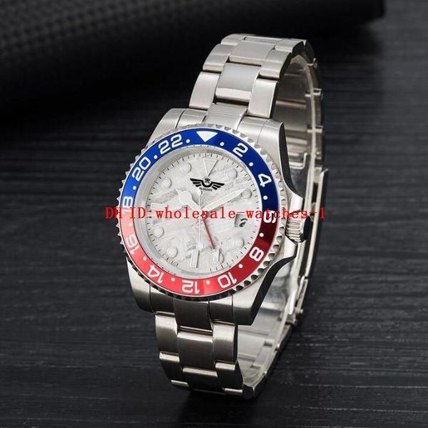 13 style classic men's watch gmt ii 126719 40mm red and blue cola bezel/silver dial automatic mechanical movement montre de luxe stainl, Slivery;brown
13 style classic men's watch gmt ii 126719 40mm red and blue cola bezel/silver dial automatic mechanical movement montre de luxe stainl, Slivery;brown