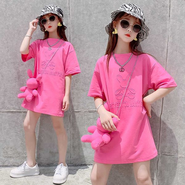 girl's dresses girls t-shirt summer new short sleeve long t-shirt loose casual cartoon solid dress fashion children's clothing mid, Red;yellow
girl's dresses girls t-shirt summer new short sleeve long t-shirt loose casual cartoon solid dress fashion children's clothing mid, Red;yellow