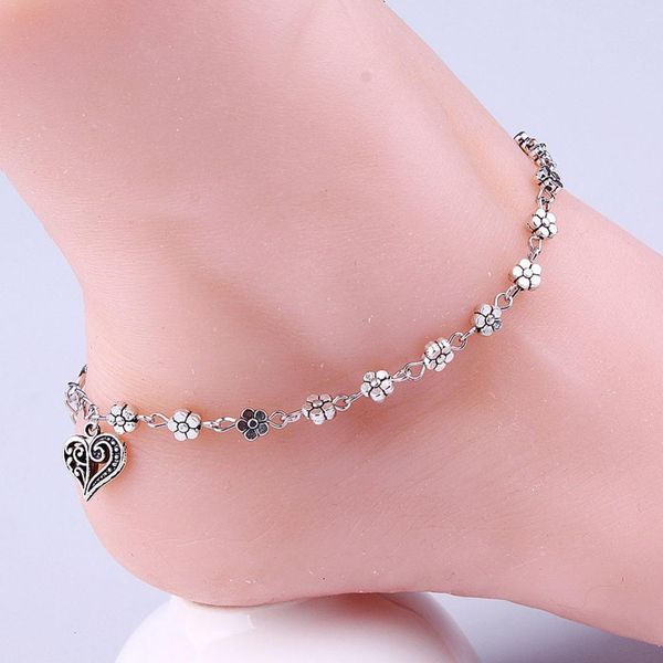 anklets fashion foot chain tibetan silver hollow plum flowers heart shaped anklet for women 230107, Red;blue
anklets fashion foot chain tibetan silver hollow plum flowers heart shaped anklet for women 230107, Red;blue