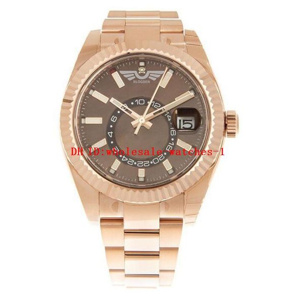 11 style classic men's watch sky 326935 42mm brown dial automatic mechanical watches rose gold luminous wristwatches, Slivery;brown
11 style classic men's watch sky 326935 42mm brown dial automatic mechanical watches rose gold luminous wristwatches, Slivery;brown