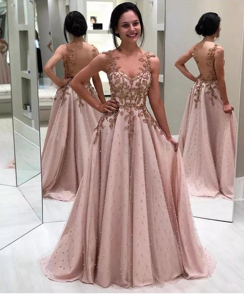 luxury pearls long prom dress a-line backless appliqued see through evening dress vestido de noche largo, Black
luxury pearls long prom dress a-line backless appliqued see through evening dress vestido de noche largo, Black