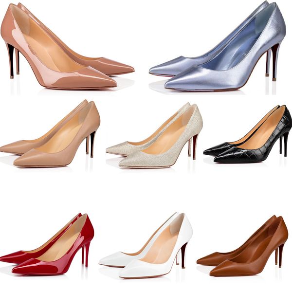 luxury women sandal reds sole high heel pumps so kates 85mm pointy toe patent leather thin heeled wedding party dress shoes eu35-43 box, Black
luxury women sandal reds sole high heel pumps so kates 85mm pointy toe patent leather thin heeled wedding party dress shoes eu35-43 box, Black