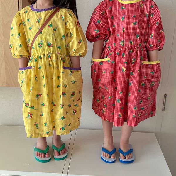 girl's dresses milancel 2022 summer kids dresses floral girls dress for girls short sleeve kids clothing t230106, Red;yellow
girl's dresses milancel 2022 summer kids dresses floral girls dress for girls short sleeve kids clothing t230106, Red;yellow