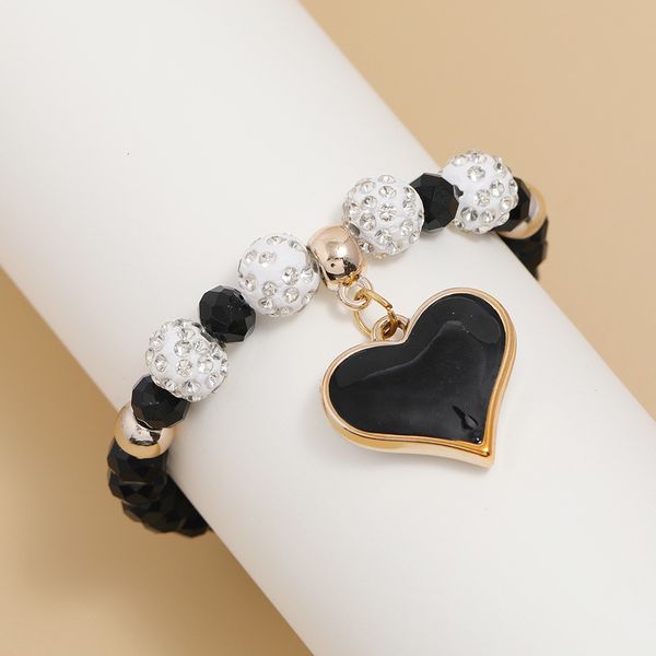 other bracelets crystal heart bangle elastic exquisite wristband for women romantic beaded jewelry gift 230107, Golden;silver
other bracelets crystal heart bangle elastic exquisite wristband for women romantic beaded jewelry gift 230107, Golden;silver