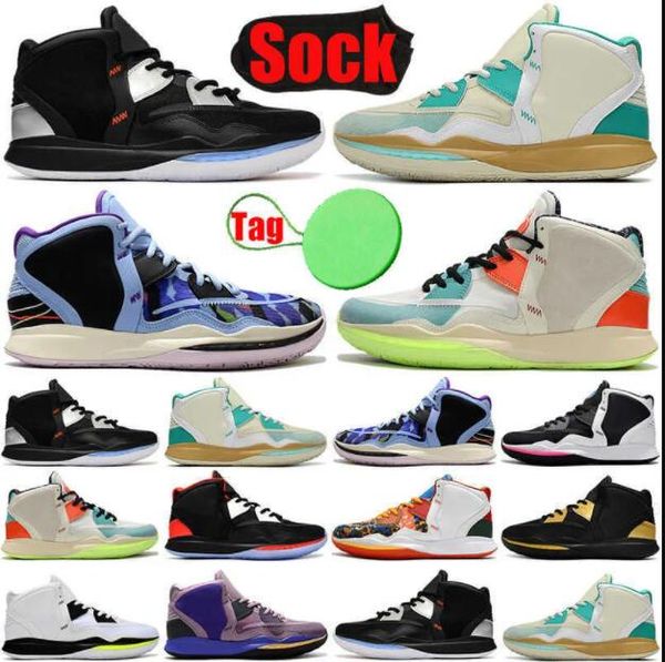 with sock tag kyrie 8 mens basketball shoes fire and ice keep sue fresh aluminum men trainers sports sneakers runners size 40-45 jordon jord, Black
with sock tag kyrie 8 mens basketball shoes fire and ice keep sue fresh aluminum men trainers sports sneakers runners size 40-45 jordon jord, Black