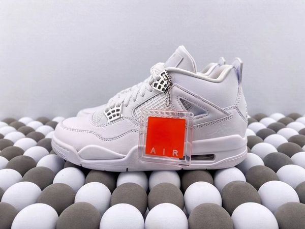 authentic shoes 4 retro pure money 308497-100 white/metallic silver-pure platinum men women sports sneakers with original box, White;red
authentic shoes 4 retro pure money 308497-100 white/metallic silver-pure platinum men women sports sneakers with original box, White;red