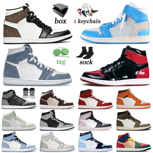 2023 1 1s mens basketball shoes sneakers patent bred rebellionaire banned lost and found denim hyper royal panda unc men trainers sports sne
2023 1 1s mens basketball shoes sneakers patent bred rebellionaire banned lost and found denim hyper royal panda unc men trainers sports sne