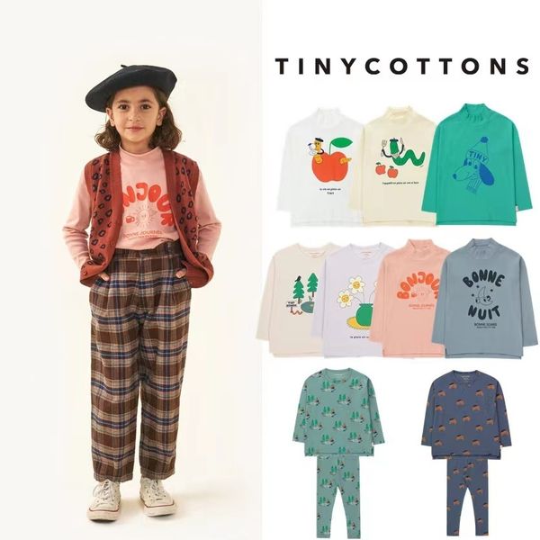 clothing sets tiny cottons autumn and winter children s comfortable cartoon print long sleeve t leggings home costume pajamas 230107, White 
clothing sets tiny cottons autumn and winter children s comfortable cartoon print long sleeve t leggings home costume pajamas 230107, White