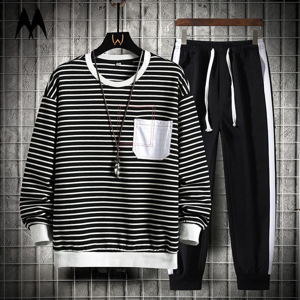men s tracksuits autumn tracksuit men casual harajuku stripe two piece sets fashion sweatshirt pants hip hop sportswear set mens streetwear, Gray
men s tracksuits autumn tracksuit men casual harajuku stripe two piece sets fashion sweatshirt pants hip hop sportswear set mens streetwear, Gray
