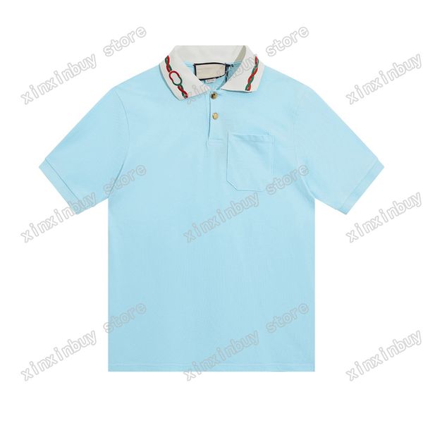 xinxinbuy men designer tee t shirt 23ss paris collar embroidery letters short sleeve cotton women black sky blue apricot xs-l, Black;brown
xinxinbuy men designer tee t shirt 23ss paris collar embroidery letters short sleeve cotton women black sky blue apricot xs-l, Black;brown