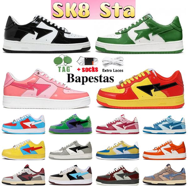 casual shoes bapestas sk8 men womens a sta low abc camo stars white green red black yellow pink mens sports sneakers platform shoe pfda
casual shoes bapestas sk8 men womens a sta low abc camo stars white green red black yellow pink mens sports sneakers platform shoe pfda