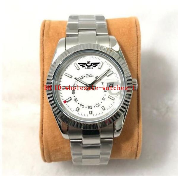 11 style classic men's watch sky 326934 42mm white dial automatic mechanical watches luminous wristwatches folding buckle stainless ste, Slivery;brown
11 style classic men's watch sky 326934 42mm white dial automatic mechanical watches luminous wristwatches folding buckle stainless ste, Slivery;brown
