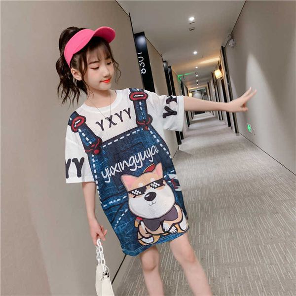 girl's dresses fashion kids 2020 summer girls tees cartoon printed long t-shirt mesh pullovers 7 8 9 10 11 12 13 years girls clothes sw, Red;yellow
girl's dresses fashion kids 2020 summer girls tees cartoon printed long t-shirt mesh pullovers 7 8 9 10 11 12 13 years girls clothes sw, Red;yellow