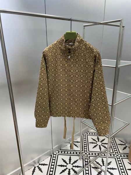 women's jackets 2023 new spring stand collar long sleeve designer coats brand same style outerwear 0109-12, Black;brown
women's jackets 2023 new spring stand collar long sleeve designer coats brand same style outerwear 0109-12, Black;brown