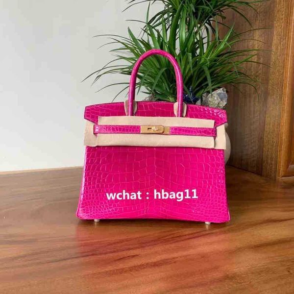 women's handbag herme birkin genuine leather bags high version crocodile skin rose purple honey wax thread hand sewing bag nile alligat
women's handbag herme birkin genuine leather bags high version crocodile skin rose purple honey wax thread hand sewing bag nile alligat