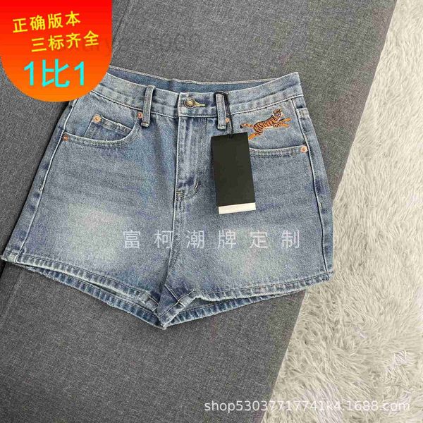 women's jeans designer summer co-brand pocket embroidered tiger high waist denim shorts slim fit spicy girl wide leg pants 3im1, Blue
women's jeans designer summer co-brand pocket embroidered tiger high waist denim shorts slim fit spicy girl wide leg pants 3im1, Blue