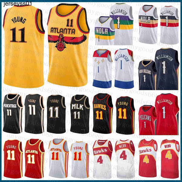 new mens orleans atlantas hawk pelican basketball jersey s-2xl zion 1 williamson trae 11 young spud 4 webb white, Black;red
new mens orleans atlantas hawk pelican basketball jersey s-2xl zion 1 williamson trae 11 young spud 4 webb white, Black;red