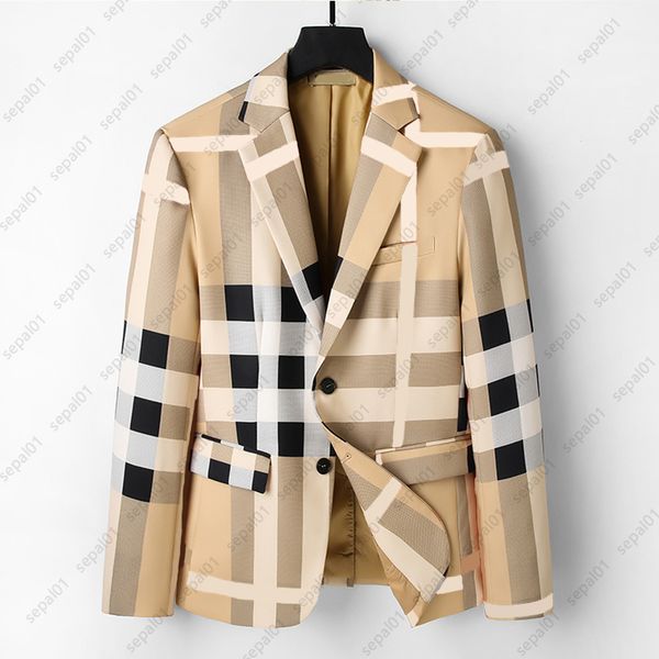 men suit designer gentleman coats autumn luxury outwear coat slim fit grid striped plaid jackets geometry patchwork jacket, White;black
men suit designer gentleman coats autumn luxury outwear coat slim fit grid striped plaid jackets geometry patchwork jacket, White;black
