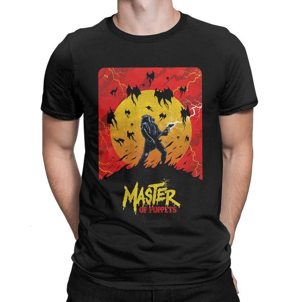men's tshirts master of puppets stranger things hellfire club eddie munson t shir for men 100 cotton tee shirt crewneck clothes summer, White;black
men's tshirts master of puppets stranger things hellfire club eddie munson t shir for men 100 cotton tee shirt crewneck clothes summer, White;black