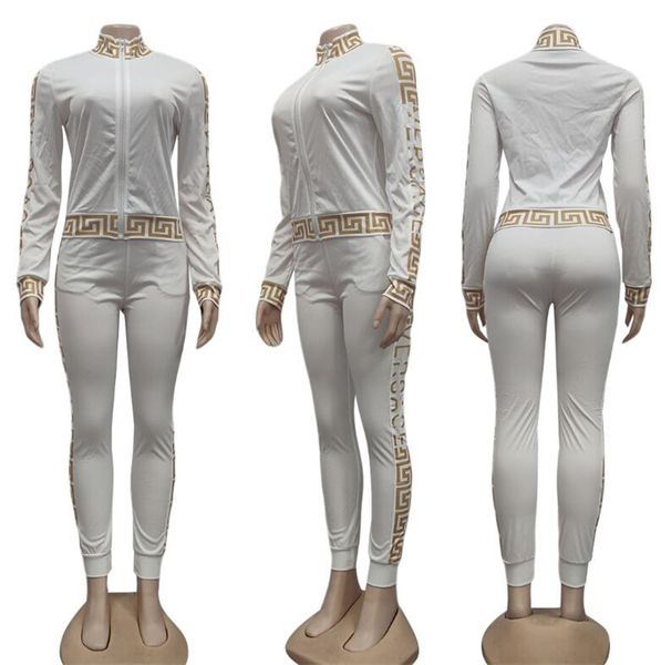 23ss spring women's tracksuits luxury brand fashion casual 2 piece set designer sports suit j2592s, Gray
23ss spring women's tracksuits luxury brand fashion casual 2 piece set designer sports suit j2592s, Gray