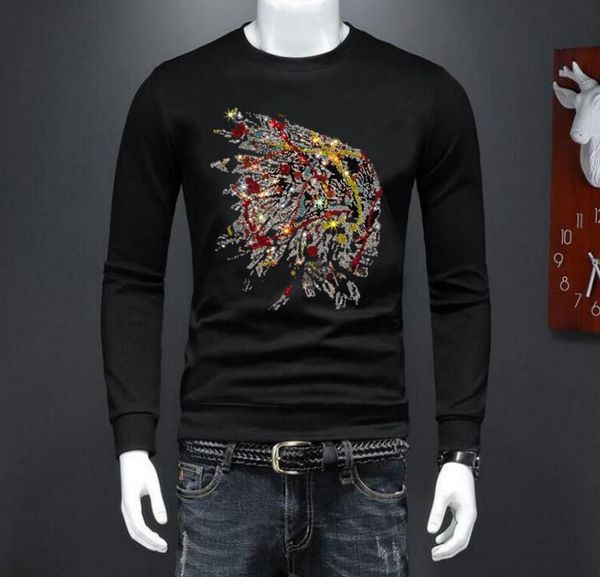 men borunke pullover sweatshirt summer hip hop fashion streetwear men rhinestone men, Black
men borunke pullover sweatshirt summer hip hop fashion streetwear men rhinestone men, Black