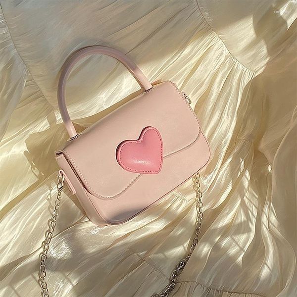 shoulder bags strap handbags with handle small heart metal chain cute fashion sweet solid colors casual school purses for girls
shoulder bags strap handbags with handle small heart metal chain cute fashion sweet solid colors casual school purses for girls