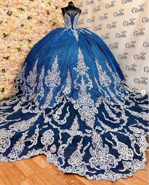royal blue princess cathedral train quinceanera dresses 2023 gillter beaded applique lace-up corset vestidos de 15 anos 2023, Blue;red
royal blue princess cathedral train quinceanera dresses 2023 gillter beaded applique lace-up corset vestidos de 15 anos 2023, Blue;red