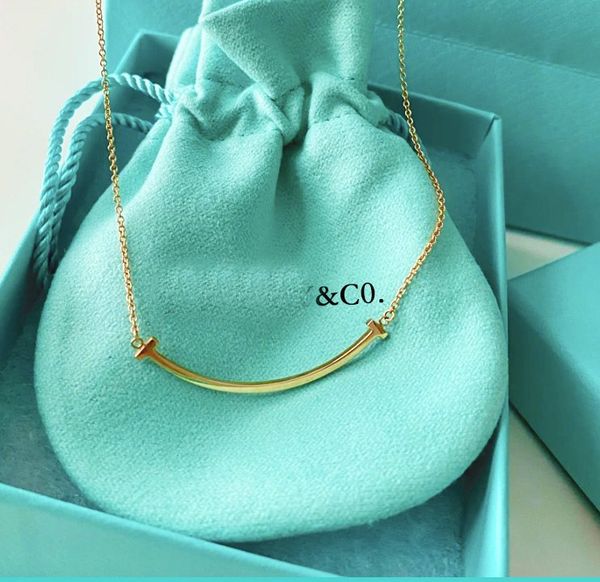 e necklace smile chain pendant necklaces luxury brand designers for women mens multi-size selection, Silver
e necklace smile chain pendant necklaces luxury brand designers for women mens multi-size selection, Silver