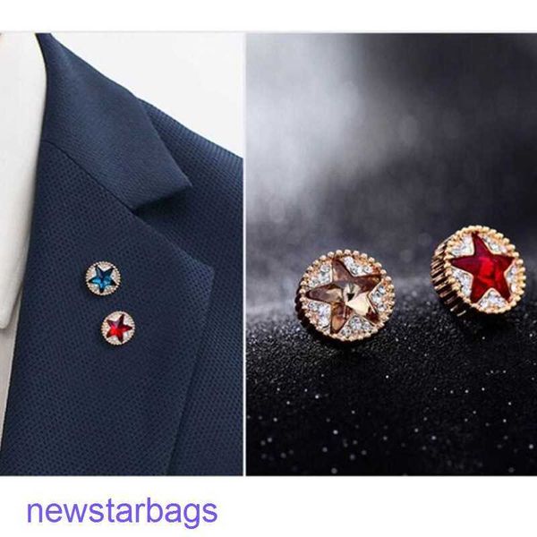 manufacturer gift wholesale fashion mini diamond inlaid cute five-pointed star shirt collar small pin full of brooch and horse, Gray
manufacturer gift wholesale fashion mini diamond inlaid cute five-pointed star shirt collar small pin full of brooch and horse, Gray