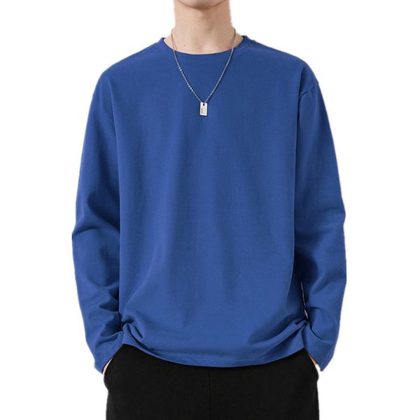 men's tshirts 13 colors solid casual long sleeve tshirt cotton round neck tees spring autumn loose men 5xl 230110, White;black
men's tshirts 13 colors solid casual long sleeve tshirt cotton round neck tees spring autumn loose men 5xl 230110, White;black