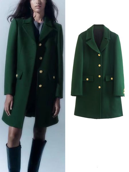 women's wool blends traf winter ladies coat women long sleeve single breasted jacket slim warm basic female fashion overcoat 230109, Black
women's wool blends traf winter ladies coat women long sleeve single breasted jacket slim warm basic female fashion overcoat 230109, Black