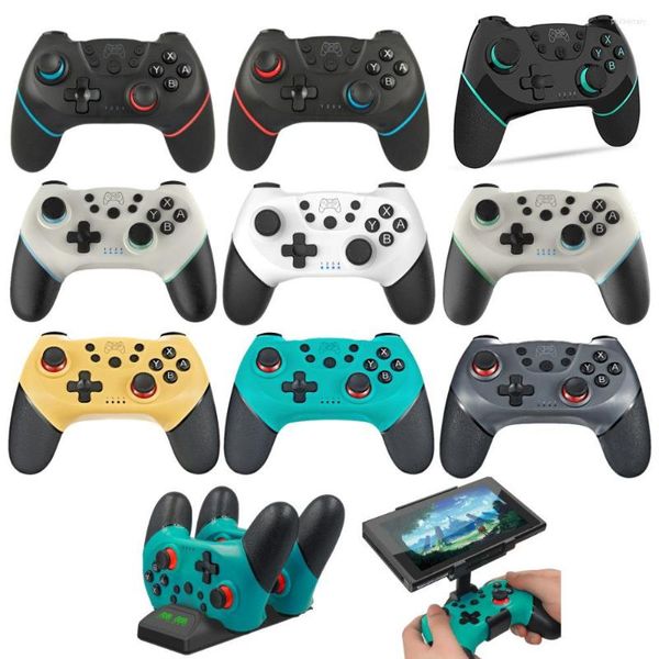 Image of Game Controllers 2023 Bluetooth-compatible Pro Gamepad For N-Switch NS-Switch NS Switch Console Wireless Video USB Joystick Control