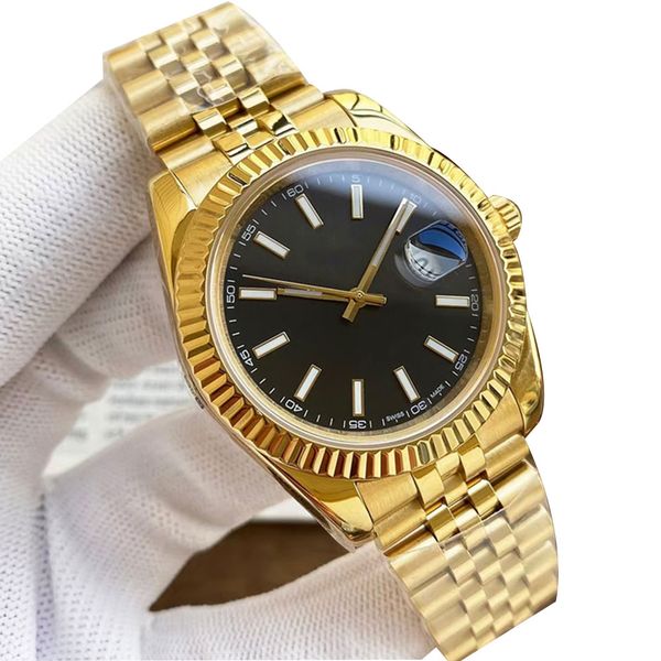 mens watches gold bezel automatic mechanical movement designer watch stainless steel strap 36mm 41mm fashion couple wristwatches, Slivery;brown
mens watches gold bezel automatic mechanical movement designer watch stainless steel strap 36mm 41mm fashion couple wristwatches, Slivery;brown