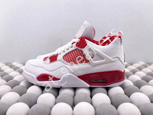 authentic shoes 4 alternate 89 308497-106 white/black-gym red men women sports sneakers with original box, White;red
authentic shoes 4 alternate 89 308497-106 white/black-gym red men women sports sneakers with original box, White;red