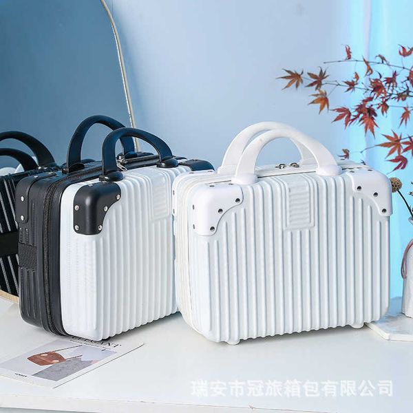 mini suitcases cosmetic bags cases suitcases double-handled cosmetic bag 14-inch portable suitcase korean mini box with gift package 230110
mini suitcases cosmetic bags cases suitcases double-handled cosmetic bag 14-inch portable suitcase korean mini box with gift package 230110