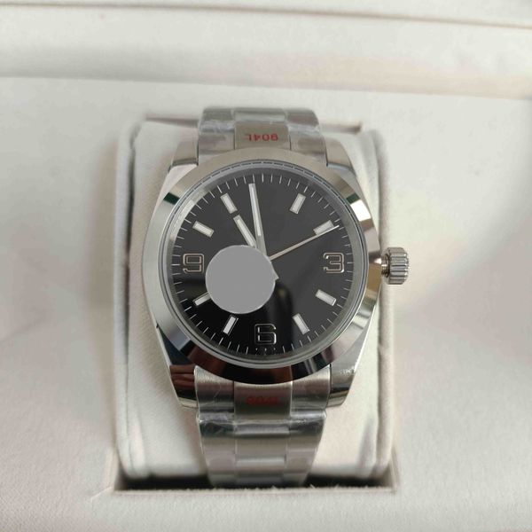 st9 luxury men's watch adventure black round dial 3639mm scratch resistant blue crystal waterproof system stainless steel 904l automati, Slivery;brown
st9 luxury men's watch adventure black round dial 3639mm scratch resistant blue crystal waterproof system stainless steel 904l automati, Slivery;brown