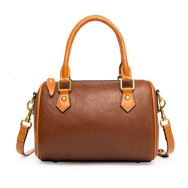 evening bags genuine leather vintage women's vegetable tanned cowhide boston handheld crossbody soft 230109
evening bags genuine leather vintage women's vegetable tanned cowhide boston handheld crossbody soft 230109