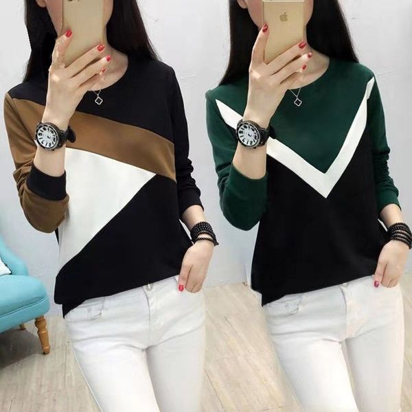 women's tshirt woman tshirts longsleeved tshirt autumn and winter loose multicolor hoodie mujer camisetas 230110, White
women's tshirt woman tshirts longsleeved tshirt autumn and winter loose multicolor hoodie mujer camisetas 230110, White