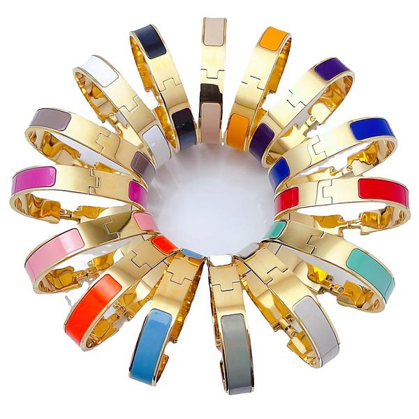 fashion designer women's gold cuff bracelet color enamel jewelry 18k jewelry 316l stainless steel factory wholesale and retail, Black
fashion designer women's gold cuff bracelet color enamel jewelry 18k jewelry 316l stainless steel factory wholesale and retail, Black