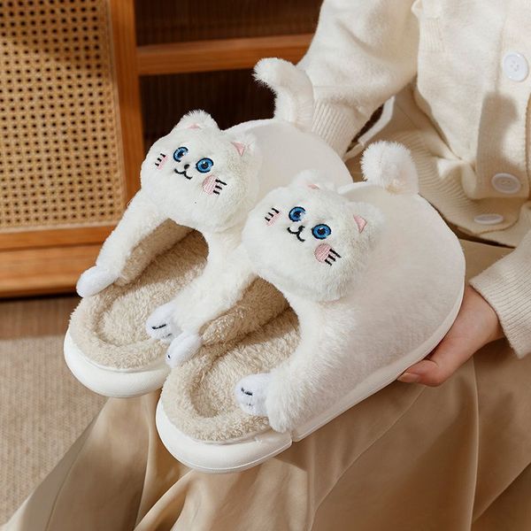 slippers cute cat girl women winter home indoors floor shoes furry for warm cotton 230109, Black
slippers cute cat girl women winter home indoors floor shoes furry for warm cotton 230109, Black