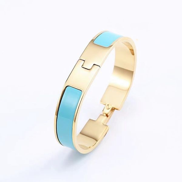 high-end designer women's gold cuff bracelet color enamel jewelry fashion 18k jewelry 316l stainless steel factory wholesale and retail, Black
high-end designer women's gold cuff bracelet color enamel jewelry fashion 18k jewelry 316l stainless steel factory wholesale and retail, Black