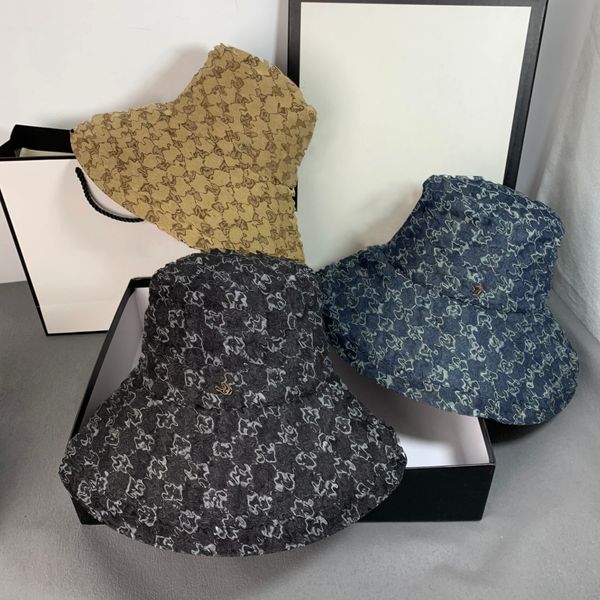 bucket hat designer cap luxurys hats solid colour letter design atmosphere fashion leisure sunshade cap temperament versatile hat couple tra, Blue;gray
bucket hat designer cap luxurys hats solid colour letter design atmosphere fashion leisure sunshade cap temperament versatile hat couple tra, Blue;gray