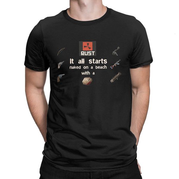 men's tshirts rust naked on a beach game funny shirt clothing o neck pure cotton shirts short sleeve ees summer ops 230110, White;black
men's tshirts rust naked on a beach game funny shirt clothing o neck pure cotton shirts short sleeve ees summer ops 230110, White;black