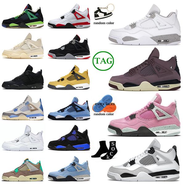 og men women 4 basketball shoes jumpman 4s mens sneakers peach sail university blue black cat white oreo blue thunder military black womens
og men women 4 basketball shoes jumpman 4s mens sneakers peach sail university blue black cat white oreo blue thunder military black womens
