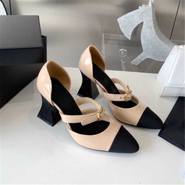 womens pointed thick single shoes stiletto sandals with hollow color matching lace-up high heels, Black
womens pointed thick single shoes stiletto sandals with hollow color matching lace-up high heels, Black