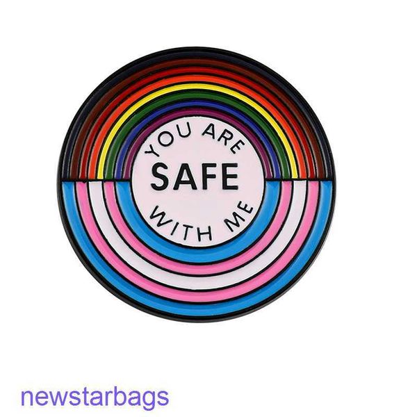 manufacturer gift wholesale creative rainbow brooch you are safe with me letter metal badge, Gray
manufacturer gift wholesale creative rainbow brooch you are safe with me letter metal badge, Gray