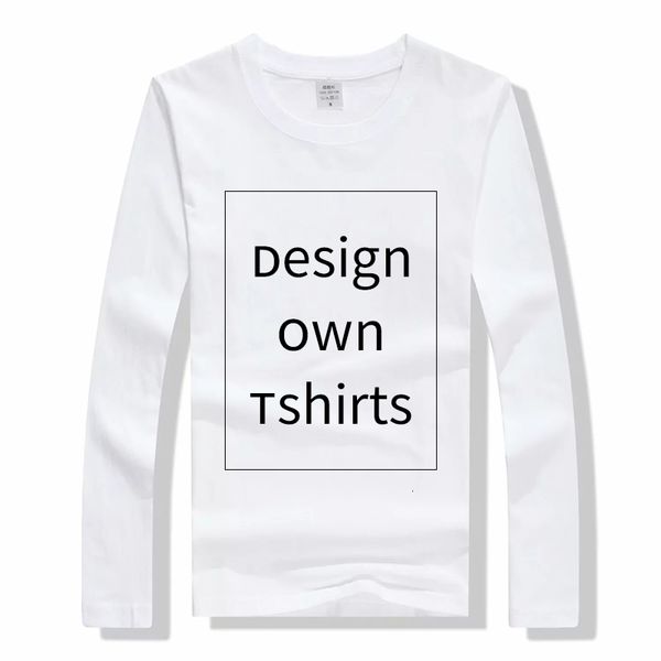 men's tshirts custom printed t shirts cotton long sleeve solid tees men casual tshirts design own for couples family class team 230110, White;black
men's tshirts custom printed t shirts cotton long sleeve solid tees men casual tshirts design own for couples family class team 230110, White;black