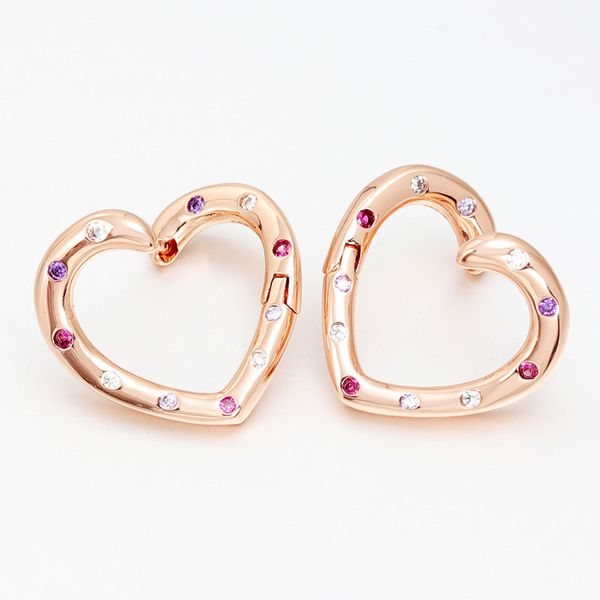 18k rose gold love hearts hoop earrings for pandora 925 silver wedding gift for women girls cz diamond engagement designer earring with orig, Golden;silver
18k rose gold love hearts hoop earrings for pandora 925 silver wedding gift for women girls cz diamond engagement designer earring with orig, Golden;silver