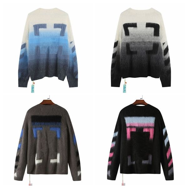 2023 sweater mens womens arrow color gradient cardigan senior classic multicolor round neck autumn winter keep warm comfortable high gualit, White;black
2023 sweater mens womens arrow color gradient cardigan senior classic multicolor round neck autumn winter keep warm comfortable high gualit, White;black